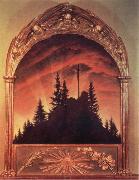 Caspar David Friedrich Kreuz im Gebirge,Teschener Altar oil painting artist